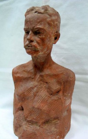 Busto de Anastasio Alfaro del escultor Juan Ramón Bonilla